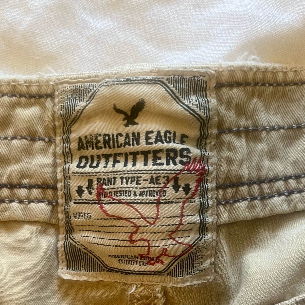 AE Men's Cargo Shorts - Khaki American eagle - Picture 4 of 4